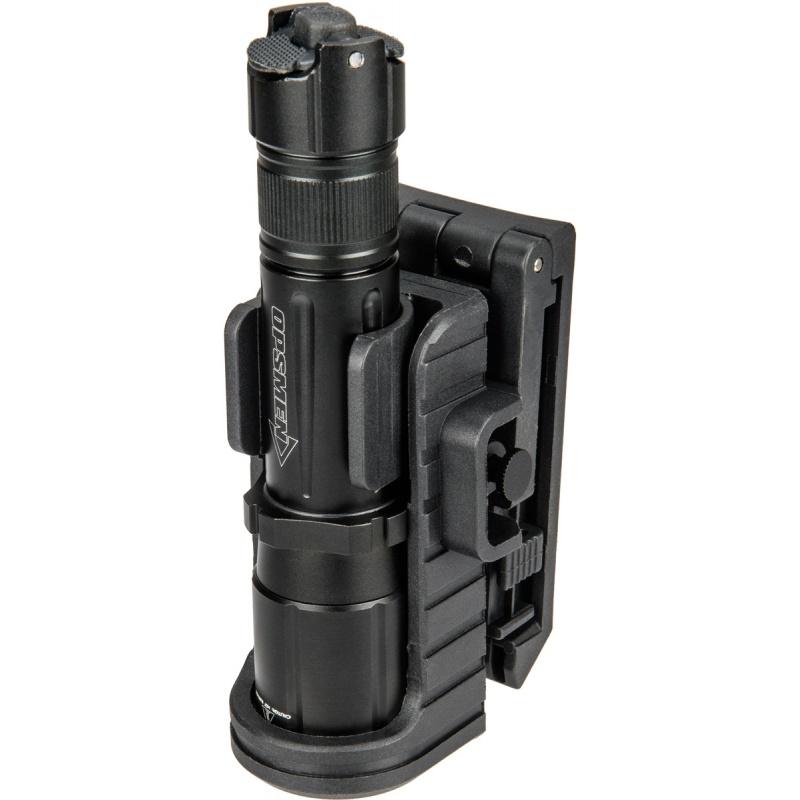 Opsmen Adjustable Tactical Flashlight Speed Holster - BLACK