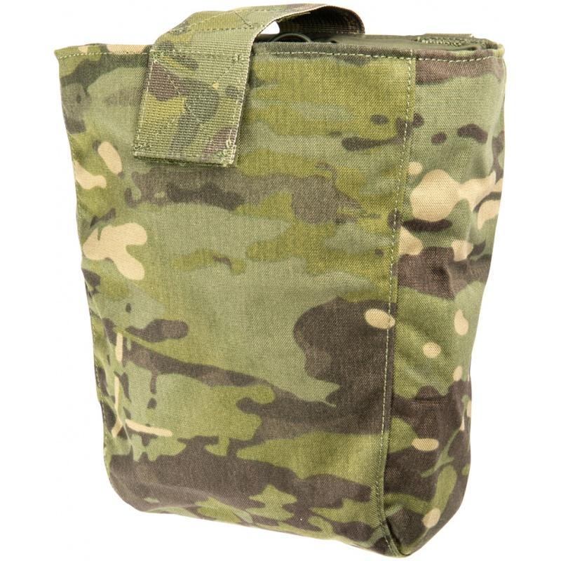 TMC Curve 500D Roll-Up Dump Bag w/ Adhesive Loop - CAMO TROPIC