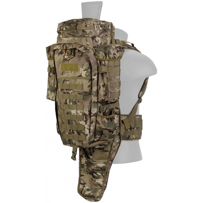 Lancer Tactical 600D 36-Inch Nylon Rifle Case Backpack - CAMO