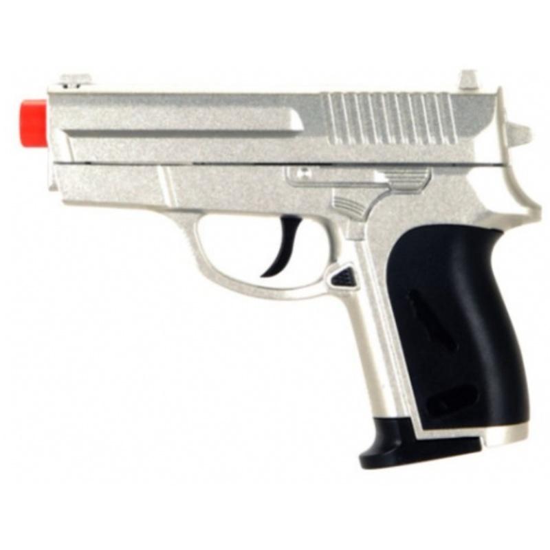 Everest CYMA ZM01S Airsoft Compact Metal Spring Pistol - SILVER - $10.65 at Everest