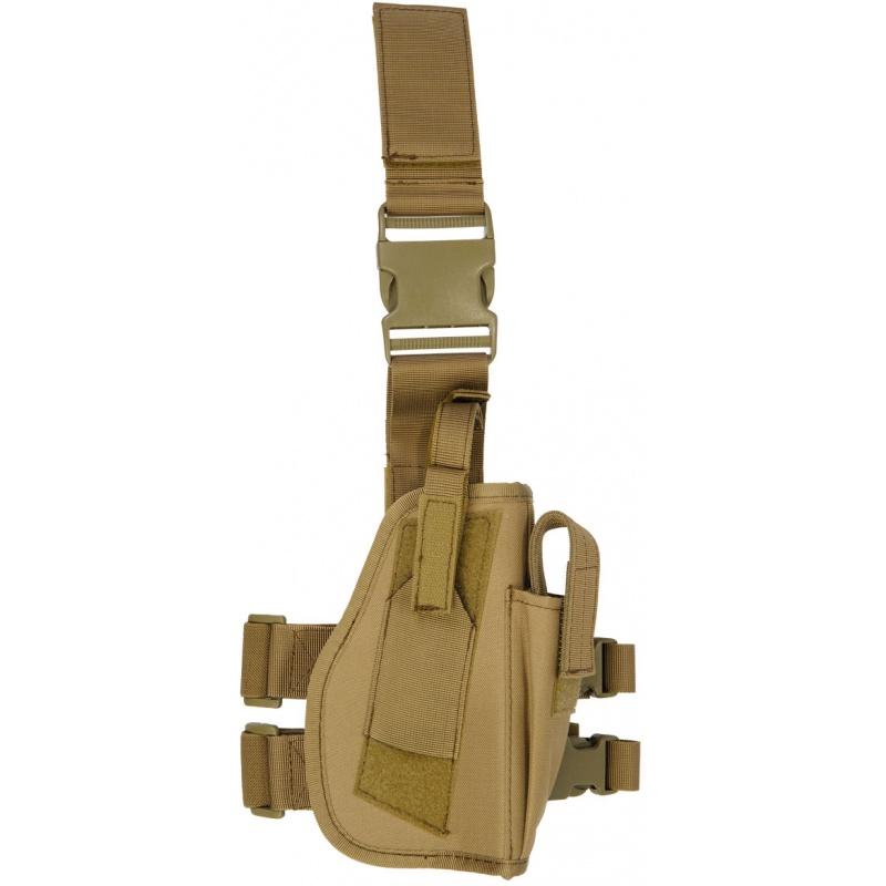 Everest Lancer Tactical Airsoft Dropleg Nylon Holster Accessory - TAN - $16.05 at Everest
