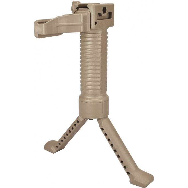 Everest Sentinel Gears Tactical Bipod Grip With Single Rail Grip Pod System - TAN - $12.84 at Everest