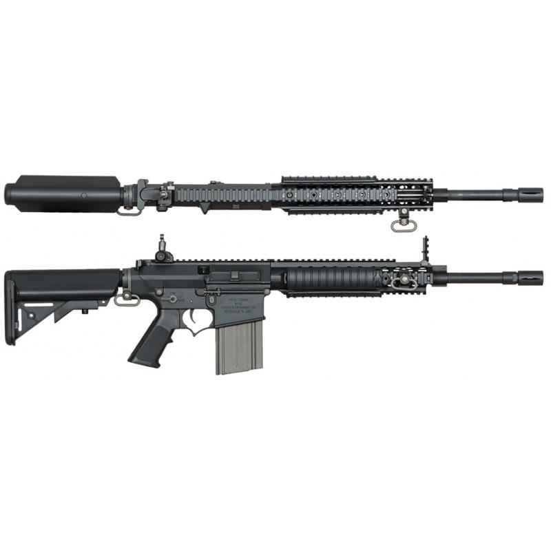 Everest ARES Airsoft SR-25 Carbine AEG w/ Crane Stock and RIS Handguard - BLACK - $537.14 at Everest