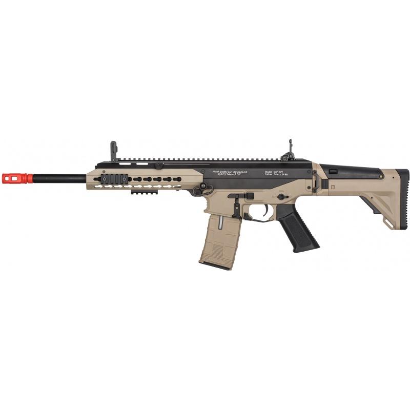 Everest ICS CXP APE Long Barrel Two-Tone EBB Airsoft AEG - BLACK/TAN - $417.25 at Everest