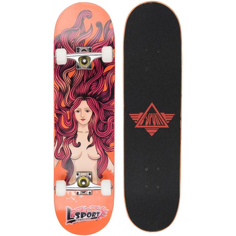 L-Sport Redheaded Beauty Complete Skateboard (8.0 x 31)