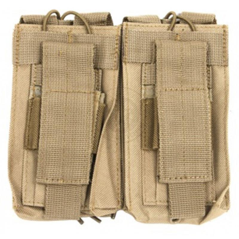 Everest NcSTAR MOLLE Rifle Magazine Pouch w/ Pistol Magazine Pouches  - TAN - $11.76 at Everest