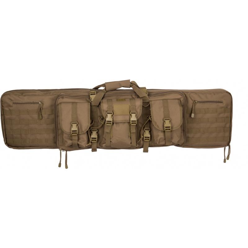 Lancer Tactical 48 600D PVC MOLLE Double Tactical Gear Gun Bag - KHAKI