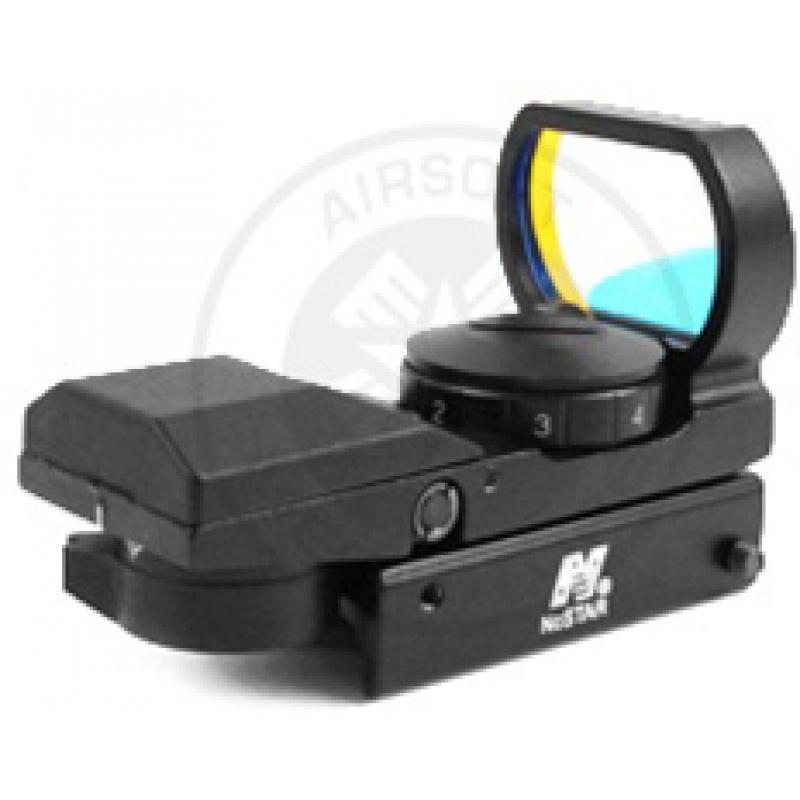 NcStar Tactical Panoramic Red Dot Sight w/ 4 Reticles