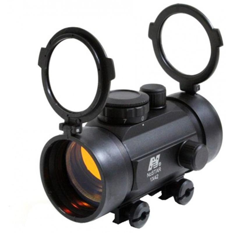 Everest NcStar 1x42 Red Dot Scope w/ Adjustable 7-Level Intensity - BLACK - $35.30 at Everest