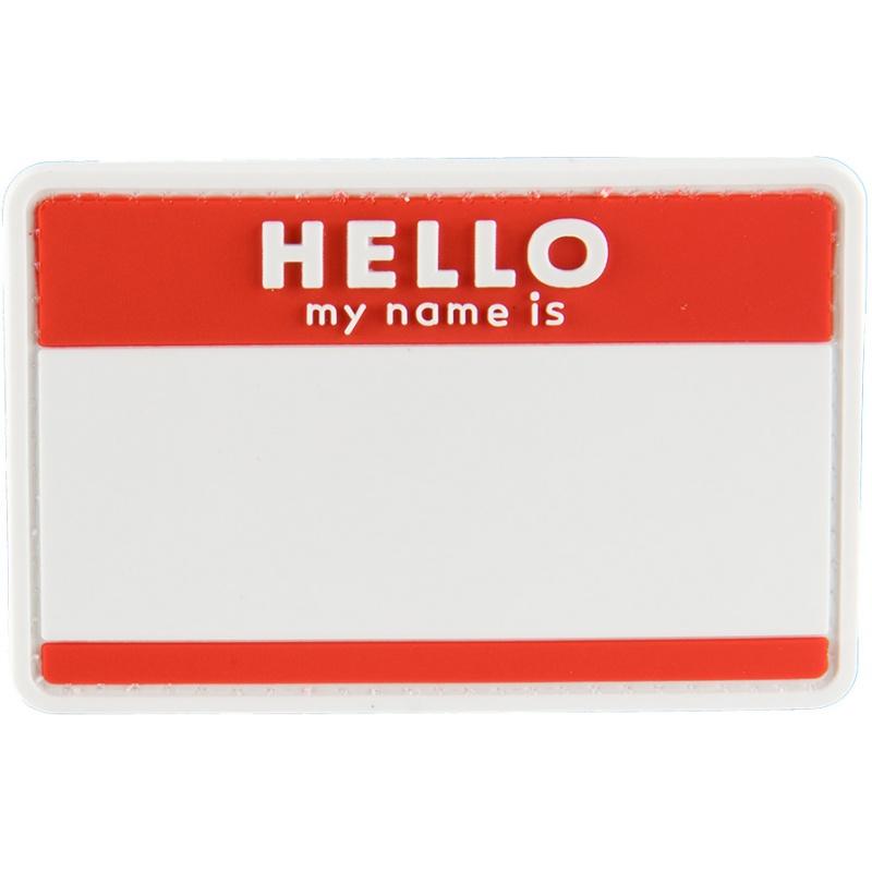 G-Force Hello My Name is... PVC Morale Patch