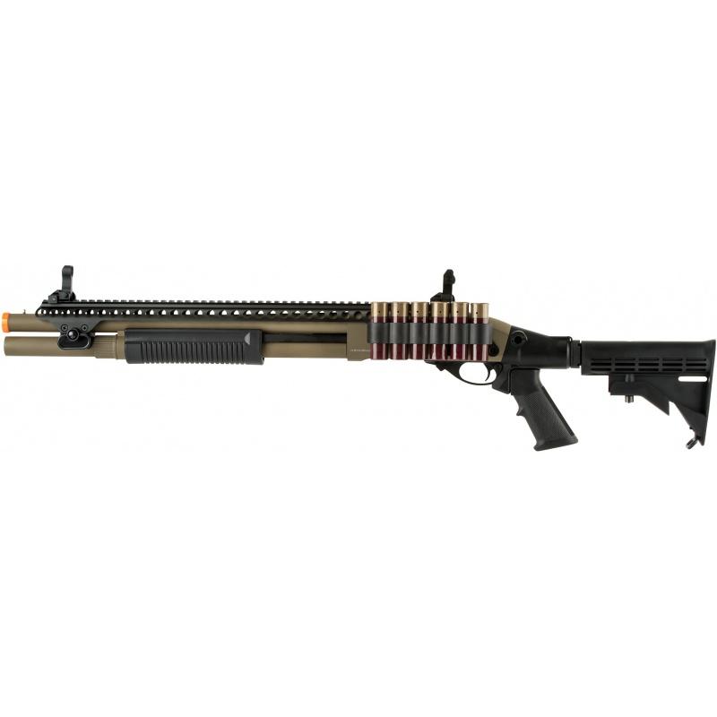 Everest JAG Arms Scattergun SP Airsoft Gas Shotgun (Extended Tube) - TAN - $251.40 at Everest