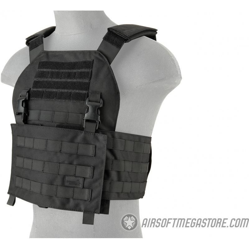 Lancer Tactical Buckle Up Version Airsoft Plate Carrier - BLACK