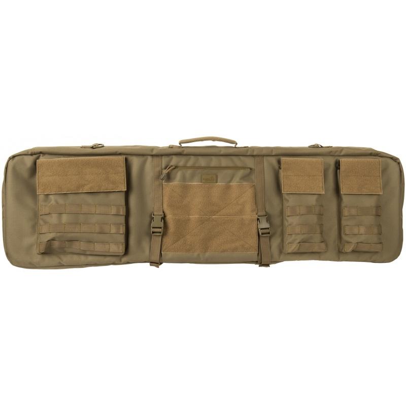 Lancer Tactical 1000D Nylon 3-Way Carry 43 Double Rifle Gun Bag - TAN