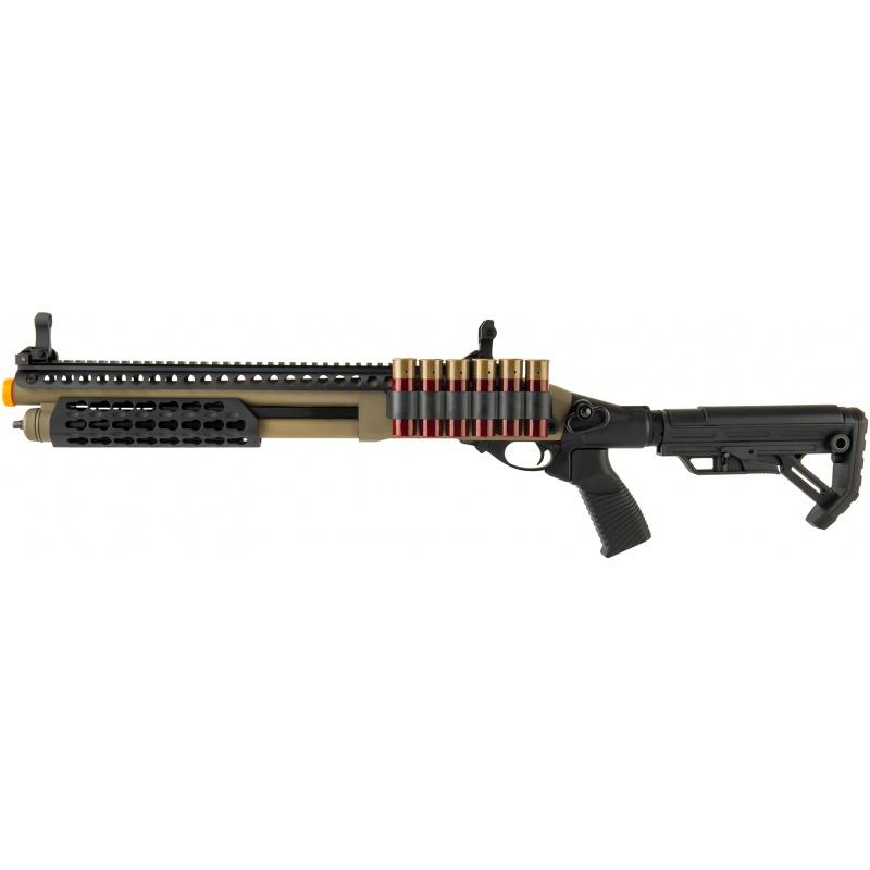 Everest JAG Arms Scattergun SPX2 Airsoft Gas Shotgun (Extended Tube) - TAN - $288.85 at Everest