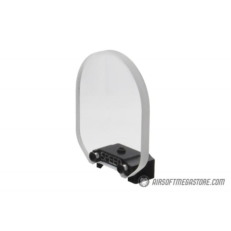 Speed Airsoft Round Optic BB Shield (Medium) - CLEAR