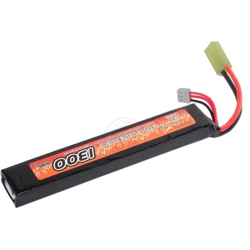 Everest VB-Power 7.4V 1300 mAh 15C LiPo Stick Battery - M5  AK47  AK74 - $32.05 at Everest