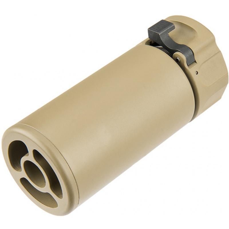 Everest Atlas Custom Works Full Metal SOCOM QD Barrel Extension w/ Flash Hider [MINI] - TAN - $59.92 at Everest