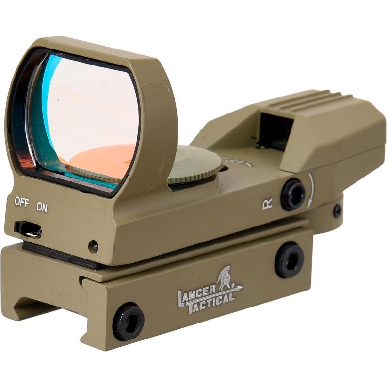 Everest Lancer Tactical 4 Reticle Red Control Reflex Sight - TAN - $53.50 at Everest