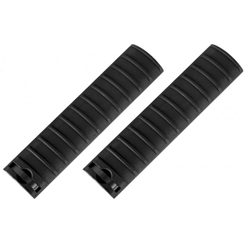 AMA 15-Slot Handguard RIS Rail Cover Panels Set of 2 - BLACK