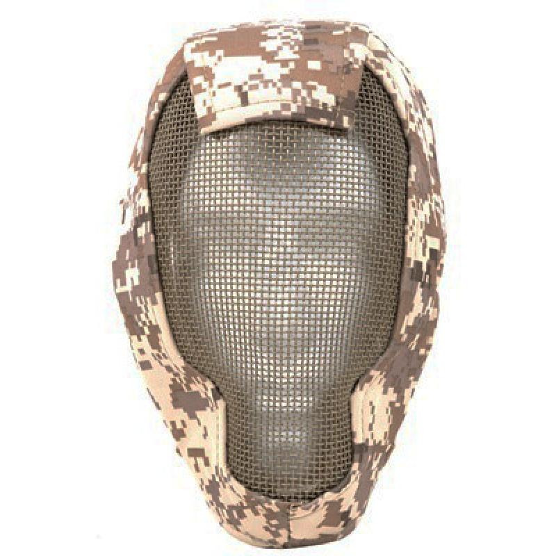 Everest Black Bear Airsoft RAMPAGE Steel Mesh Face Mask - Desert Marpat - $39.54 at Everest