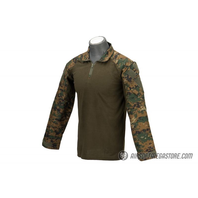 Lancer Tactical Airsoft BDU Combat Shirt [XXXL] - JUNGLE DIGITAL