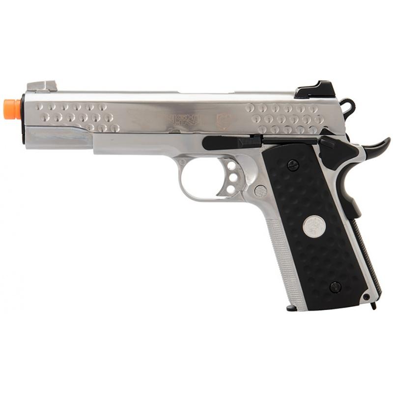 Everest WE Tech Full Metal Knighthawk 1911 Gas Blowback Airsoft Pistol (SILVER) - $123.05 at Everest