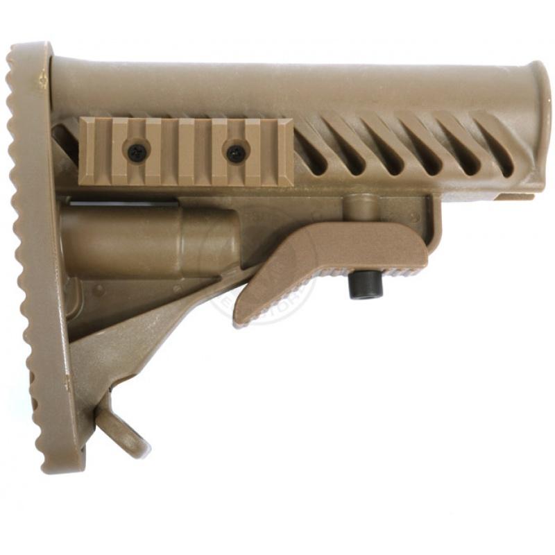 Everest APS Modular Retractable LE Stock for M4/ M16 AEG Rifles - DARK EARTH - $36.33 at Everest