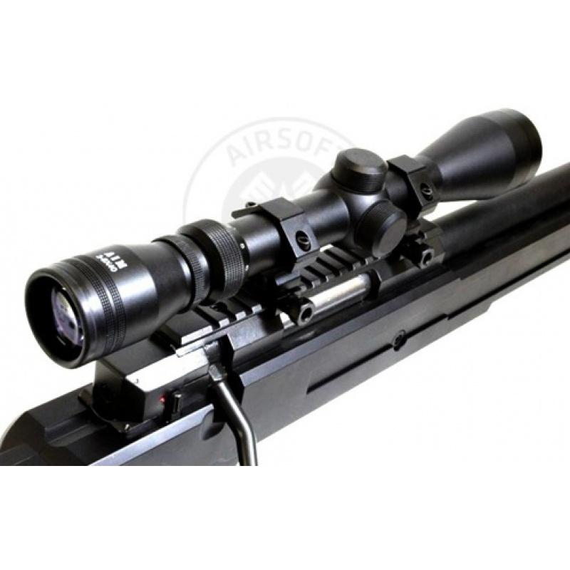 Everest AIM Sports 3-9x40 Adjustable Zoom Rifle Scope Black Finish - $40.11 at Everest