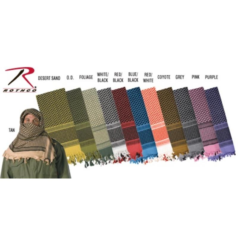 Everest Rothco Tactical Multi-Purpose Shemagh Scarf - FOLIAGE/ TAN - $11.76 at Everest