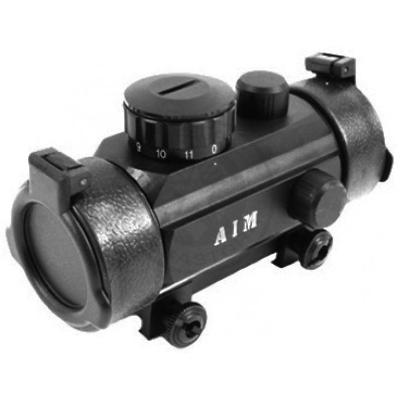 Everest AIM Sports 1x30 Red Dot Scope w/ 7-Intensity Levels & Flip-Up Covers - $41.68 at Everest
