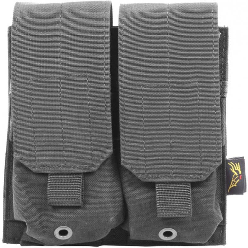 Everest Flyye Industries MOLLE Double M4 Magazine Pouch - BLACK - $17.44 at Everest