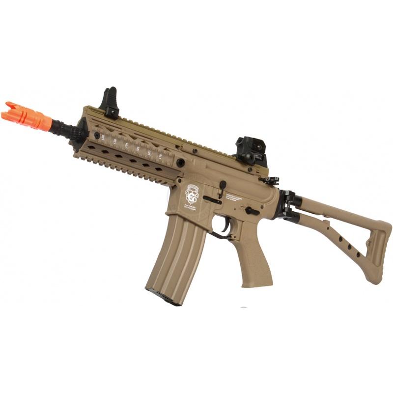 Everest G&G GR4 100Y CQB Electric Blowback M4 AEG Rifle w/ Folding Stock - TAN - $234.28 at Everest