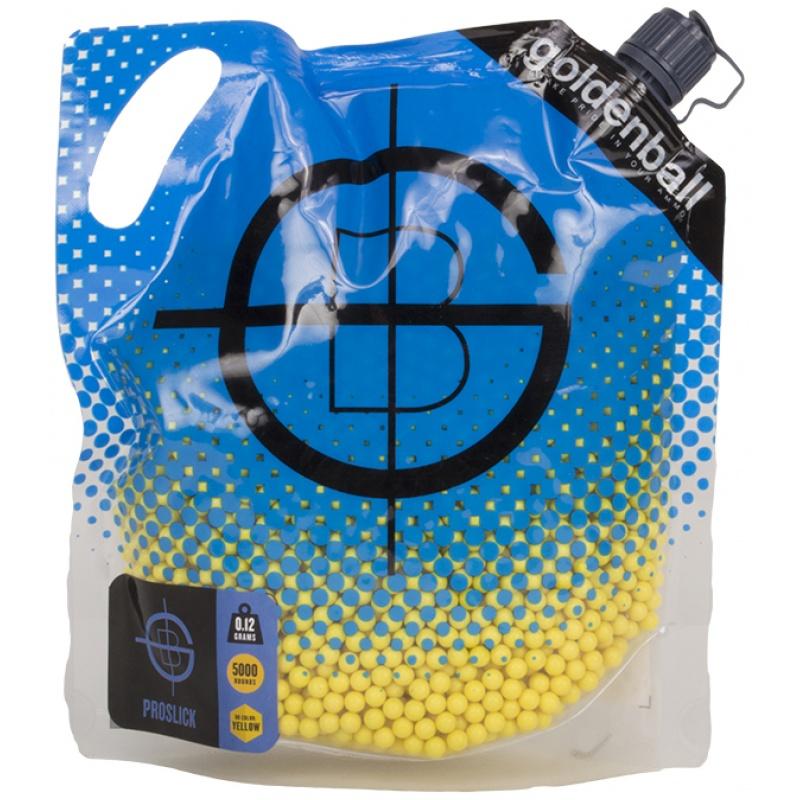 0.12g GoldenBall ProSlick JDM-Spec Seamless Airsoft BBs - 5000rd Bag