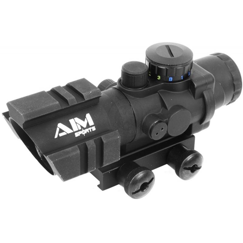 Everest AIM Sports 4x32 Tri-Illuminated Combat Rifle Scope w/ Tri-Weaver Rails - $101.60 at Everest