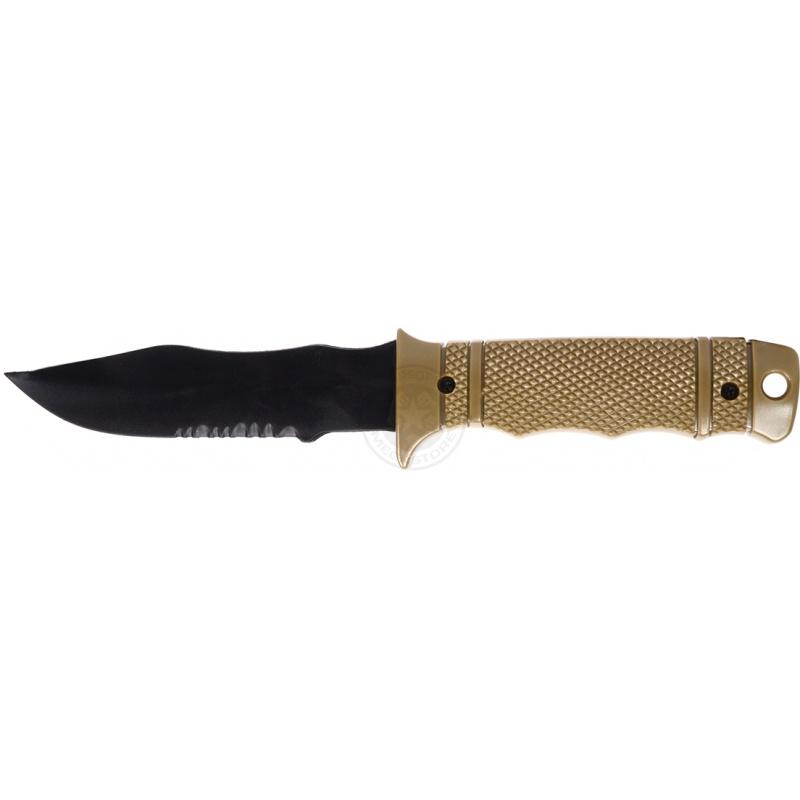 Everest G-Force Combat Rubber Training Knife w/ Tactical Sheath - TAN - $7.44 at Everest