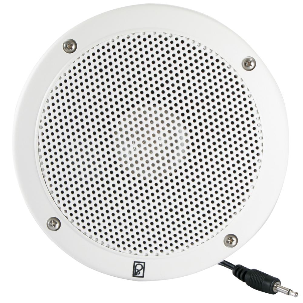 Poly-Planar 5 VHF Extension Speaker (Single) - Flush Mount - White