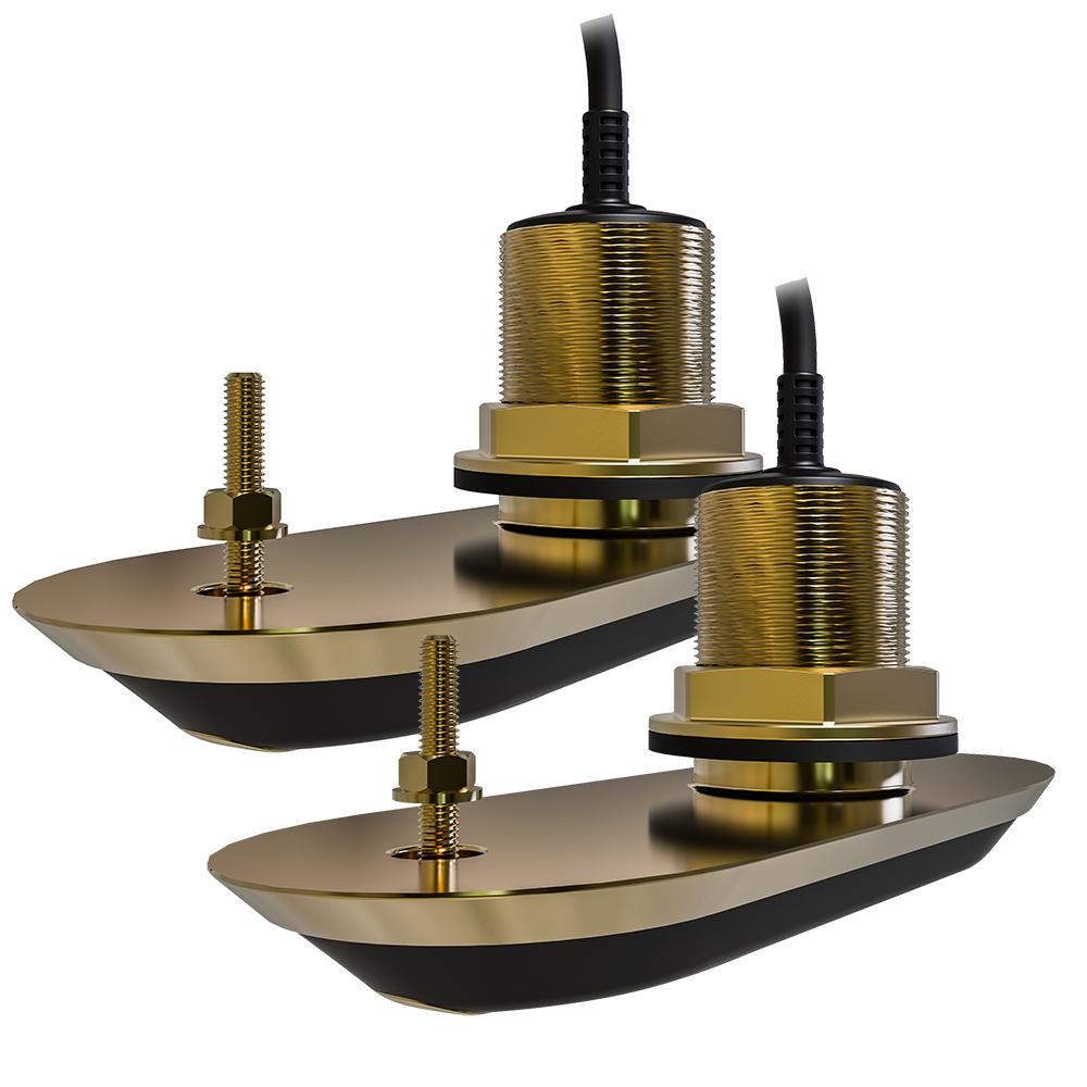 Everest Raymarine RV-212 RealVision 3D(TM) Bronze Thru-Hull Transducer Pair Pack - 12deg - 8M Cable & Y-Cable - $1925.99 at Everest