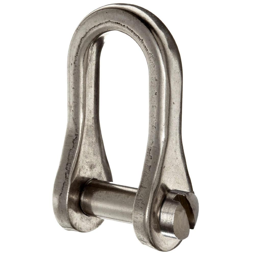Ronstan Standard Dee Slotted Pin Shackle - 1/4 Pin - 7/8L x 9/16W