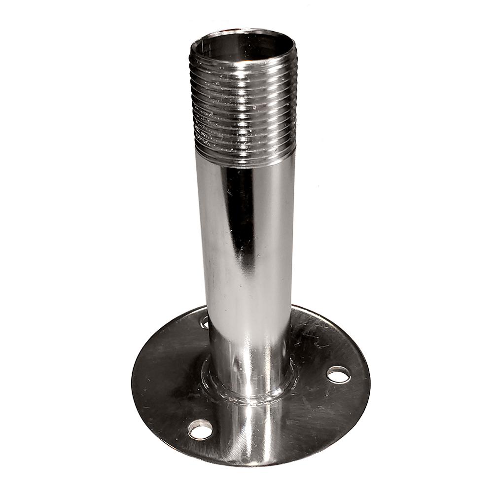 Sea-Dog Fixed Antenna Base 4-1/4 Size w/1-14 Thread Formed 304 Stainless Steel