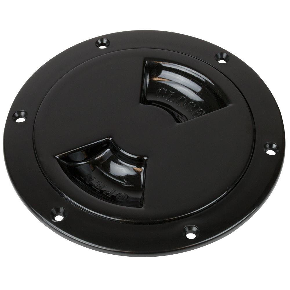 Everest Sea-Dog Quarter-Turn Smooth Deck Plate w/Internal Collar - Black - 5 - $14.97 at Everest