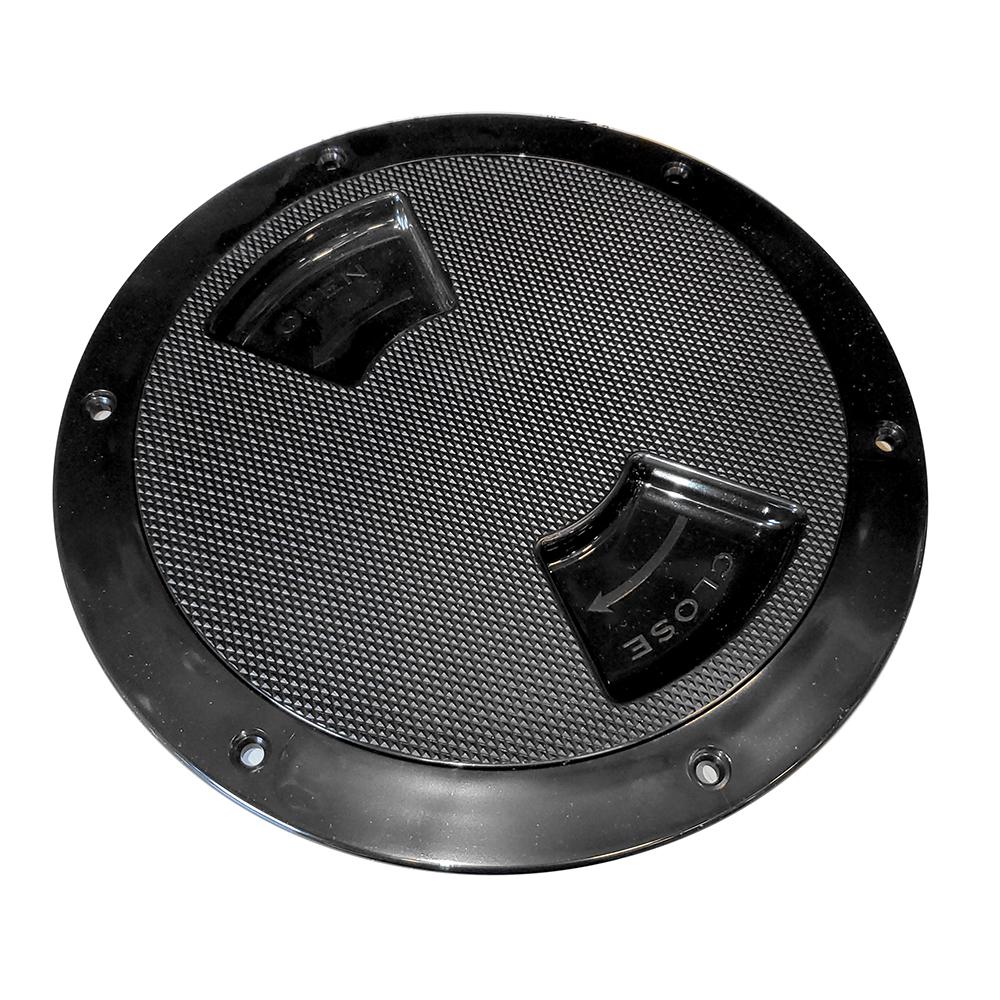 Everest Sea-Dog Quarter-Turn Textured Deck Plate w/Internal Collar - Black - 5 - $14.97 at Everest