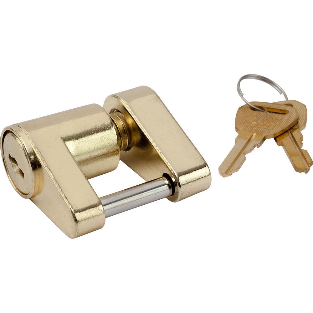 Everest Sea-Dog Brass Plated Coupler Lock - 2 Piece - $12.83 at Everest