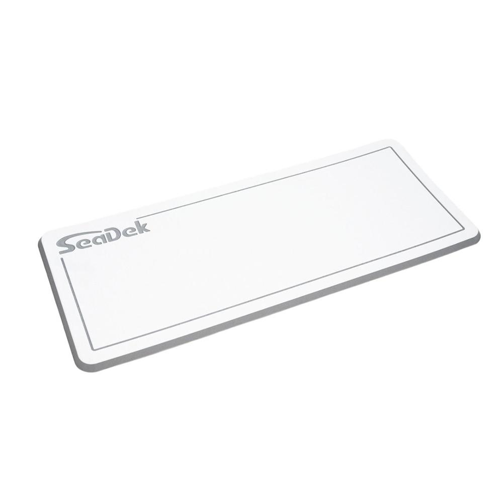 Everest SeaDek Dual Density Helm Pad - 14 x 36 20mm - Small - White w/Storm Gray Laser SD Logo - $117.65 at Everest