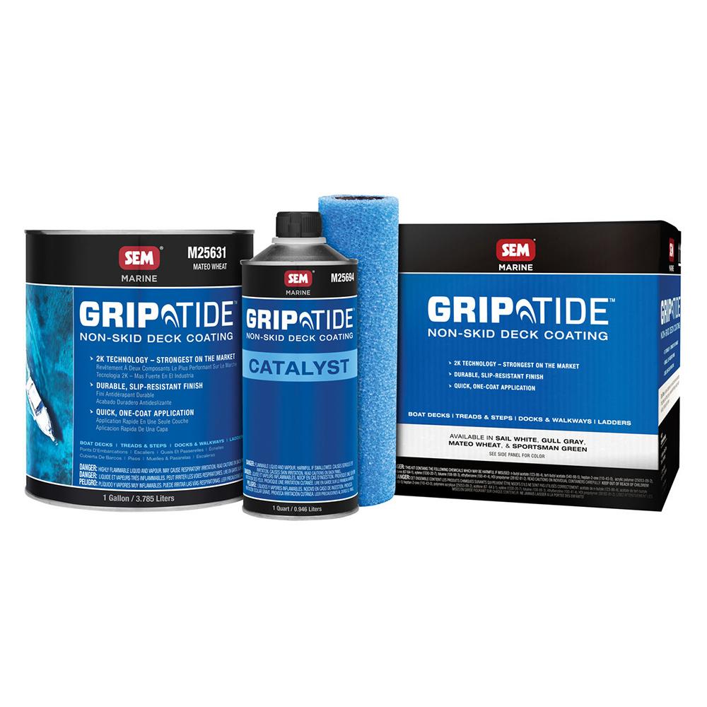 SEM GripTide(TM) Non-Skid Deck Coating Kit - Mateo Wheat