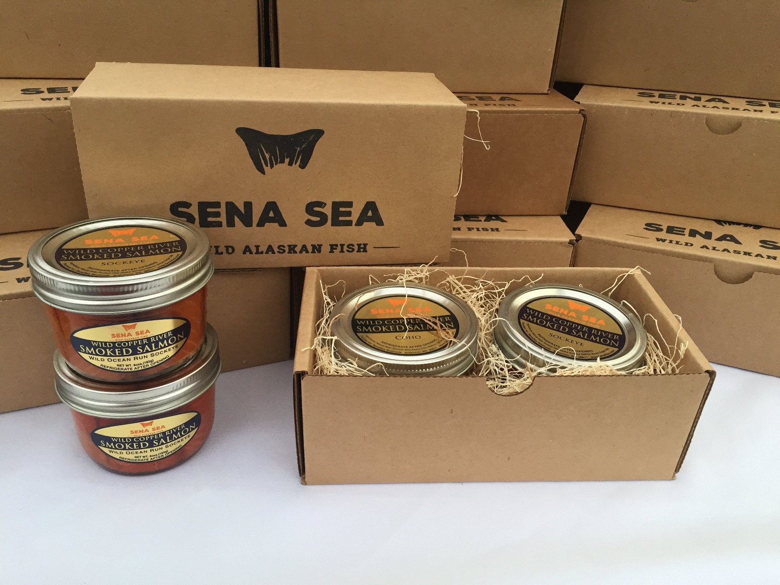Sena Sea Wild Alaskan Salmon Jar - Copper River Sockeye - $42.00 at Everest
