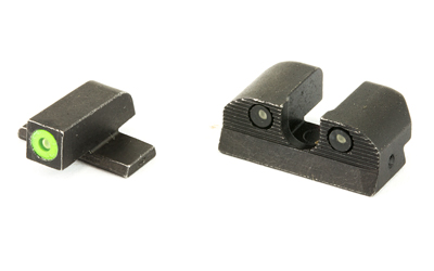 Everest Sig Sauer, XRay, Round Notch, Sight, #8 Front Sight, #8 Rear Sight, Sig P224. P226 9MM, P228, P229, P239, Green w/White Outline, Tritium Standard Dot with White Stripe Rear - $99.99 at Everest