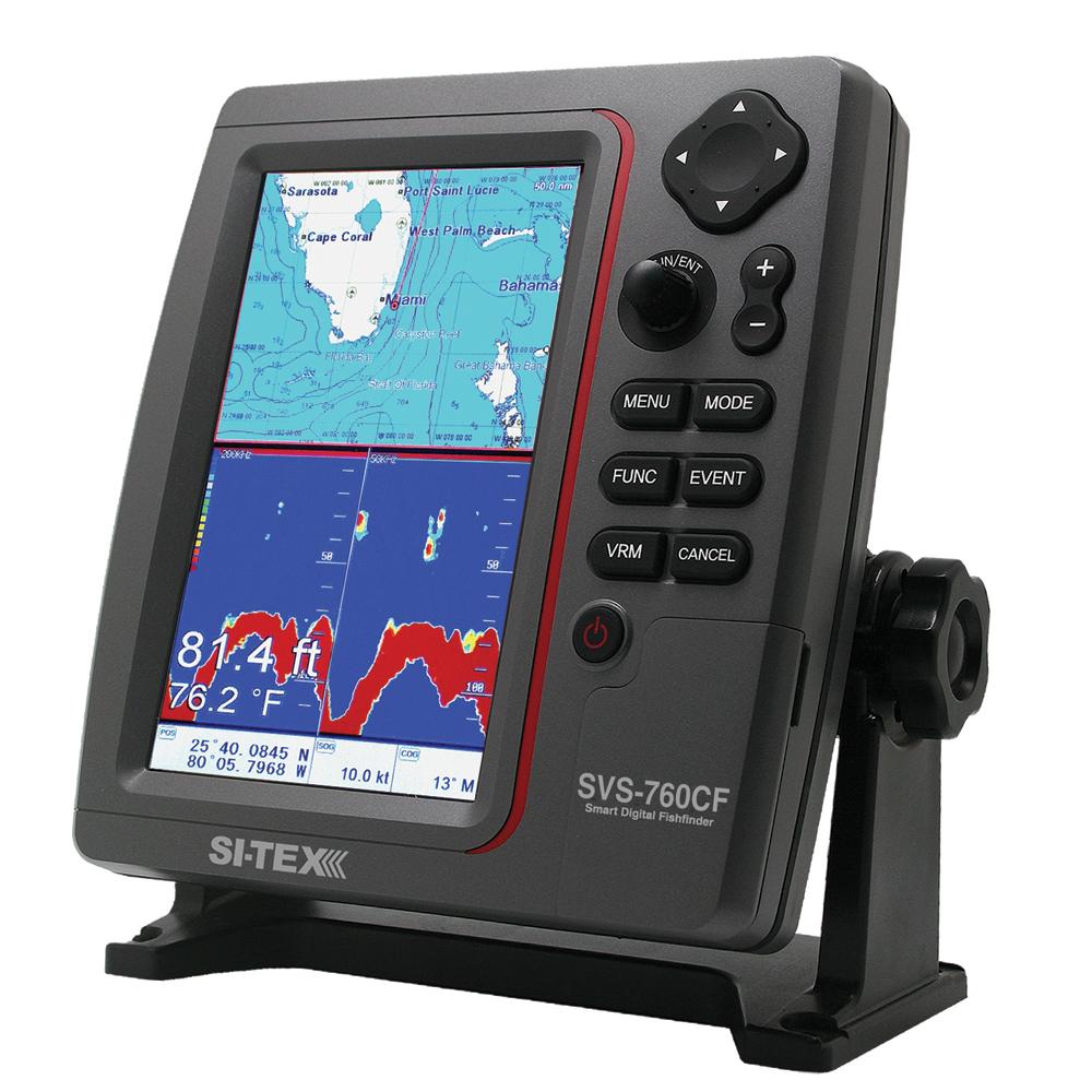 Everest SI-TEX SVS-760CF Dual Frequency Chartplotter/Sounder w/ Navionics+ Flexible Coverage - $1068.93 at Everest
