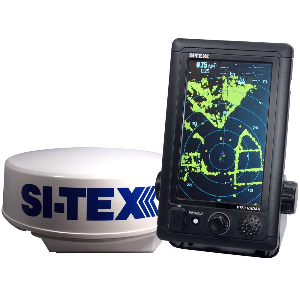 SI-TEX T-760 Compact Color Radar w/4kW 18 Dome - 7 Touchscreen