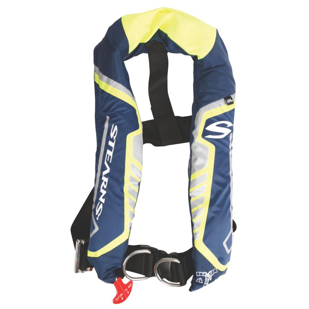 Everest Stearns C-Tek 38G A/M Inflatable Life Vest - Blue/Yellow - $267.49 at Everest