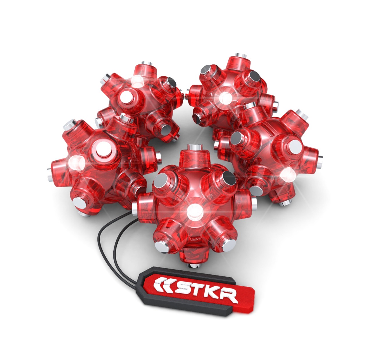 Magnetic Light Mine- 5 pack- Flashlight
